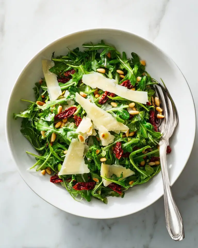 Arugula Salad with Sun-Dried Tomatoes and Pine Nuts Recipe