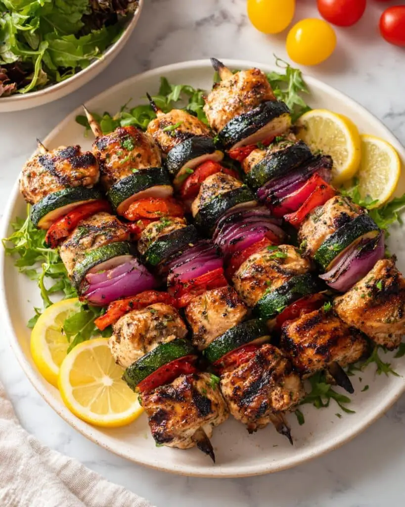 Greek Chicken Kebabs Recipe