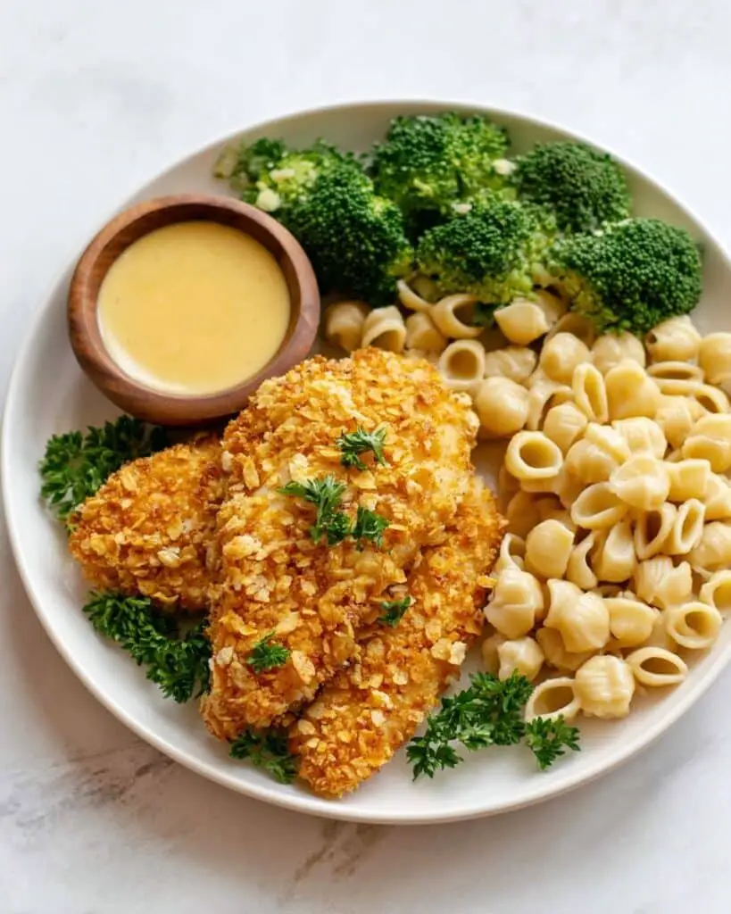 Cornflake Chicken Tenders with Honey Mustard Sauce Recipe