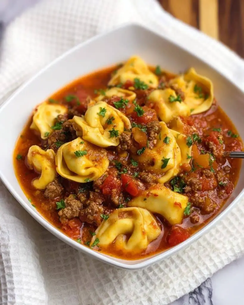 Hearty Beef Tortellini Soup Recipe