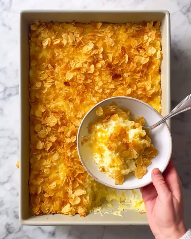 Funeral Potatoes (Cheesy Hashbrown Casserole) Recipe
