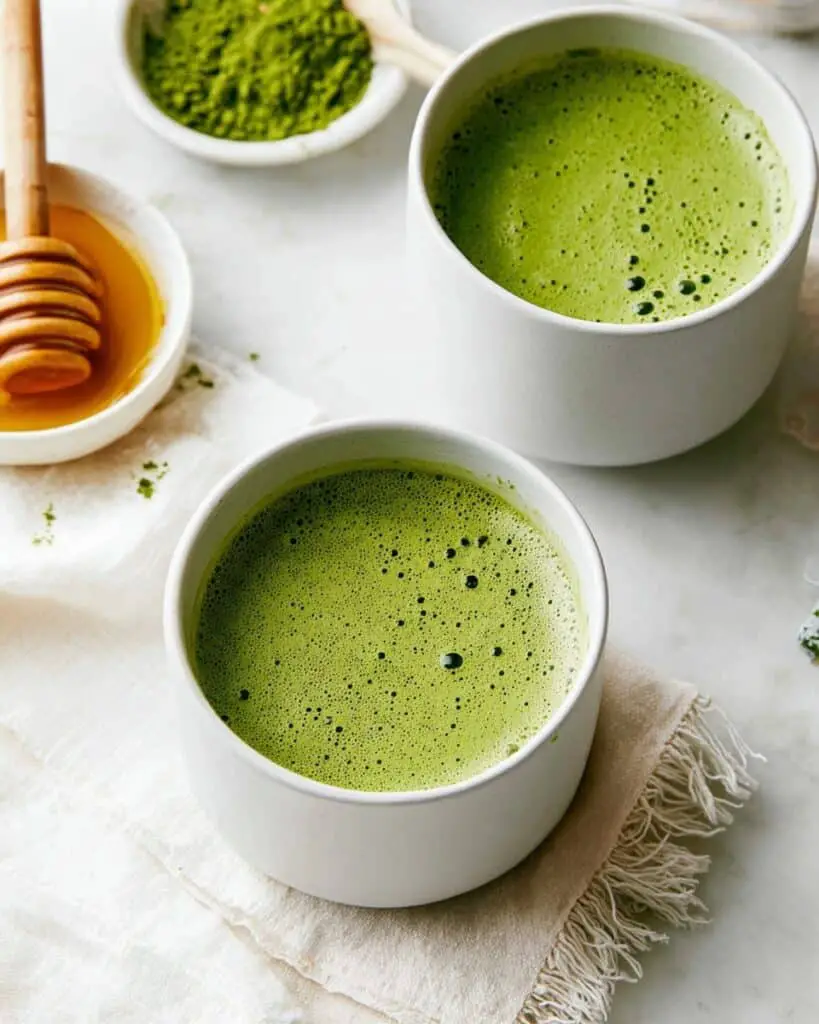 Vibrant Matcha Tea with Sweetener Recipe