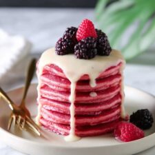 Pink Beet Pancakes Recipe