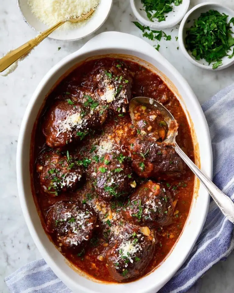 Beef Braciole with Tomato and Wine Sauce Recipe