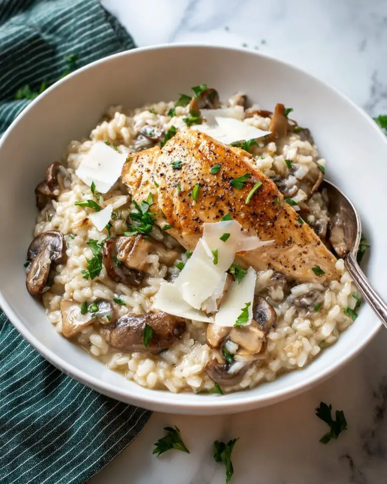 Creamy Mushroom Chicken and Rice Recipe