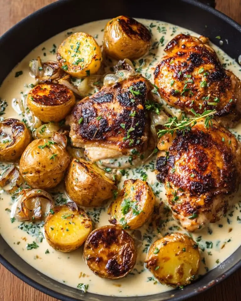 Boursin Chicken and Potatoes Recipe