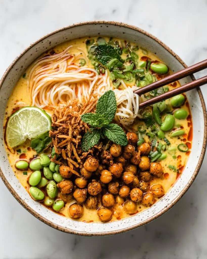 Thai Coconut Soup with Chickpeas Recipe