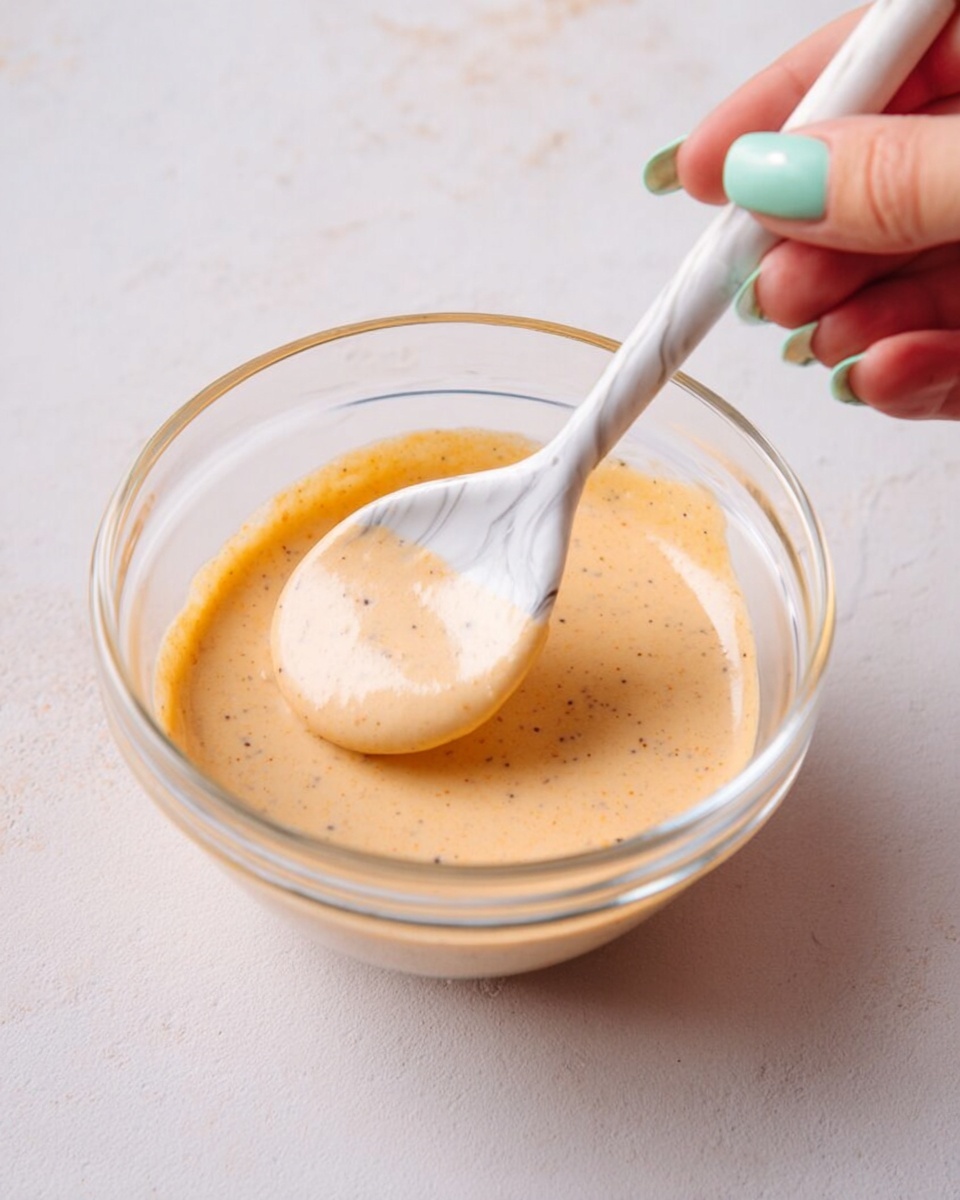 The image shows a white bowl filled with a colorful mixed salad. The bottom layers have light green crisp lettuce pieces mixed with thin orange carrot strips. Scattered throughout are bright red cherry tomato halves, small dark purple olive slices, and bits of white cheese sprinkled on top. There are also small pieces of shredded white chicken mixed evenly across the salad. The bowl is placed on a white marbled surface, and a woman's hand is gently touching the bowl from the side. Photo taken with an iphone --ar 4:5 --v 7
