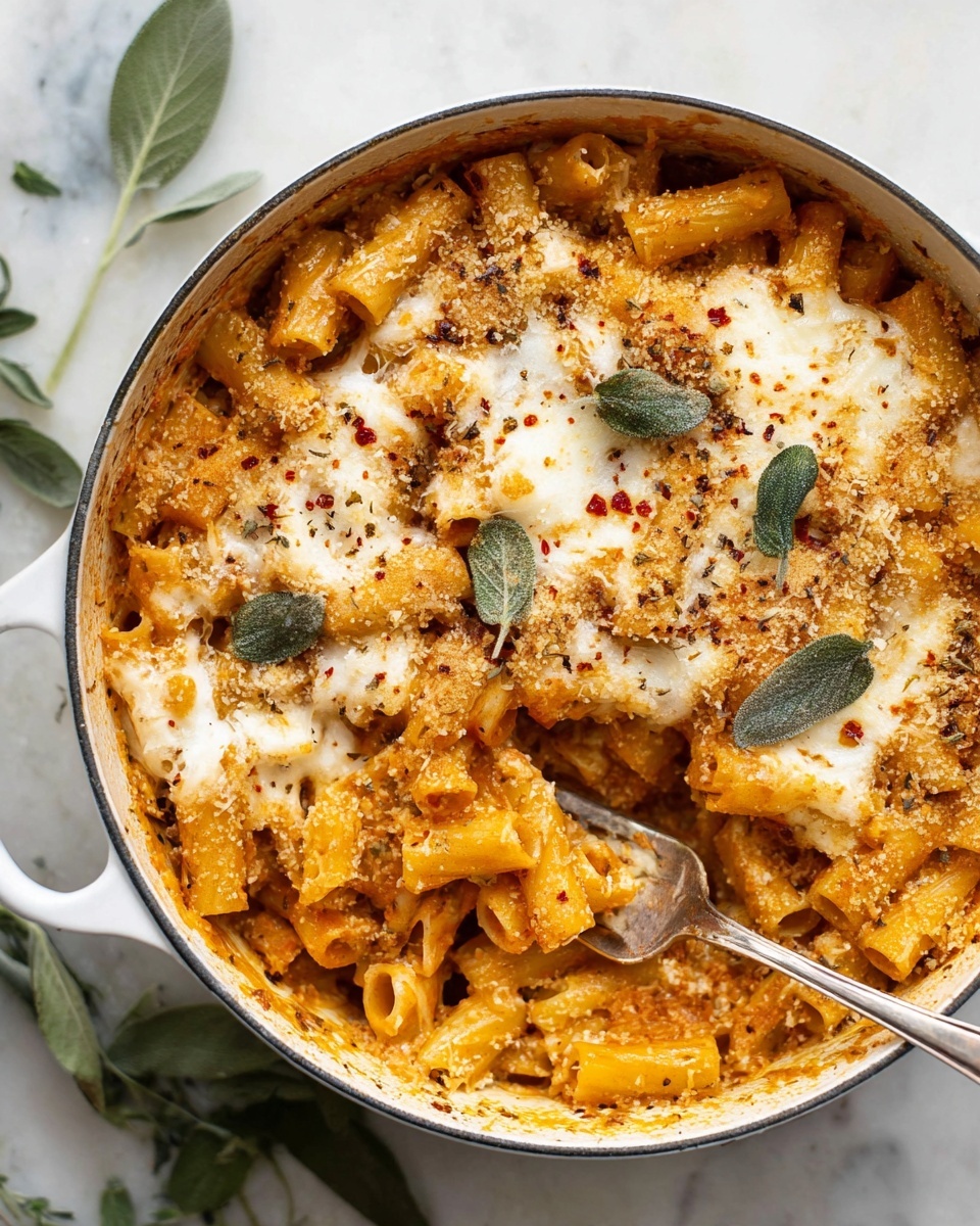 A white pot filled with smooth, thick, creamy, orange sauce covering the bottom and sides. On top, there is a layer of pale yellow cooked pasta tubes scattered unevenly. A wooden spoon is dipped into the sauce near the bottom right, with some sauce clinging to it. The pot is placed on a white marbled surface. photo taken with an iphone --ar 4:5 --v 7