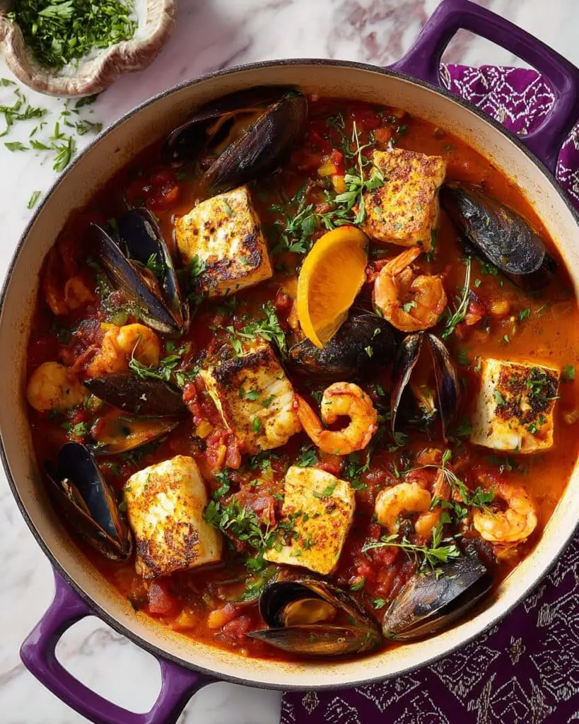 Simple Bouillabaisse (French Seafood Stew) Recipe