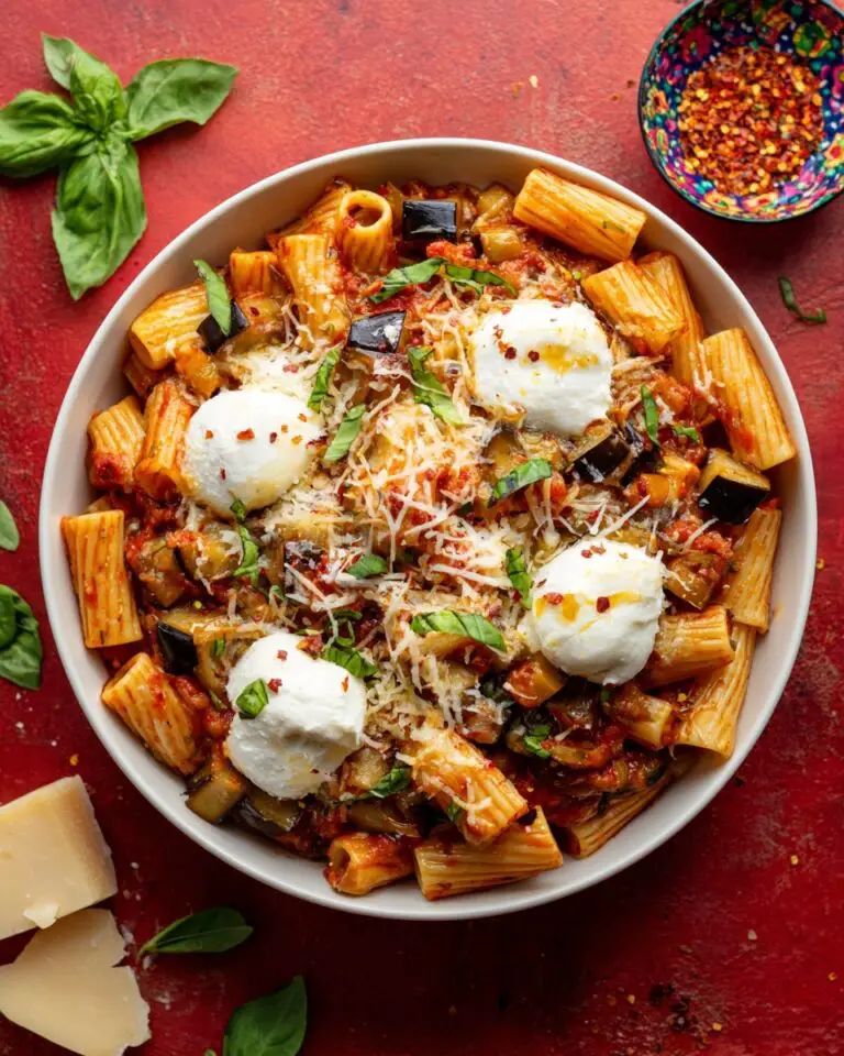 Rigatoni Alla Norma Recipe