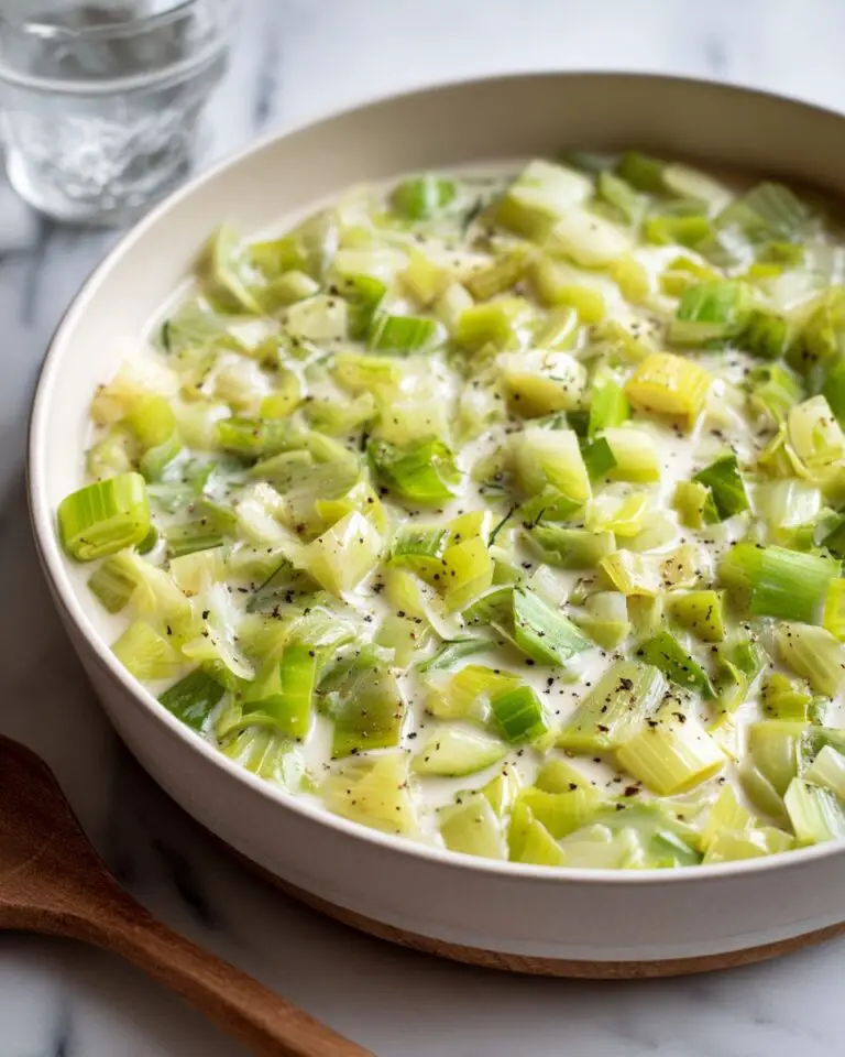 Creamed Leeks Recipe