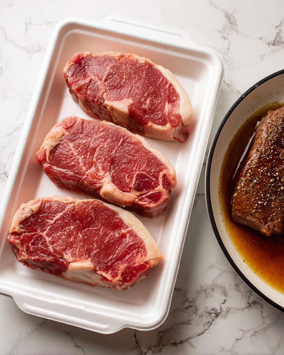 The image shows a large red cooking pot filled with a rich beef stew. The stew has thick, dark brown chunks of beef layered with bright orange carrot pieces and pale celery bits in a deep brown sauce. There are whole heads of garlic cut horizontally showing their cloves, and a large bay leaf is nestled among the layers. The dish is topped with chopped fresh green herbs that add bright color. The pot rests on a wooden surface with some green herbs around it, and the inside rim of the pot shows signs of cooking use. photo taken with an iphone --ar 4:5 --v 7