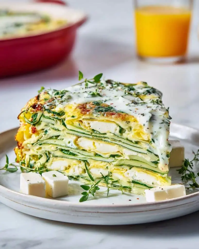 Zucchini and Feta Breakfast Casserole Recipe