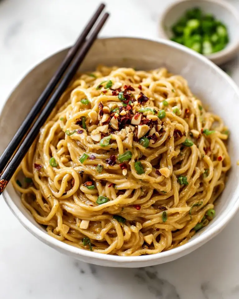 Spicy Peanut Butter Noodles Recipe