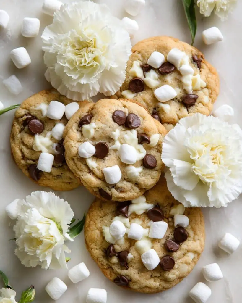 Brown Butter Chocolate Chip Marshmallow Cookies Recipe