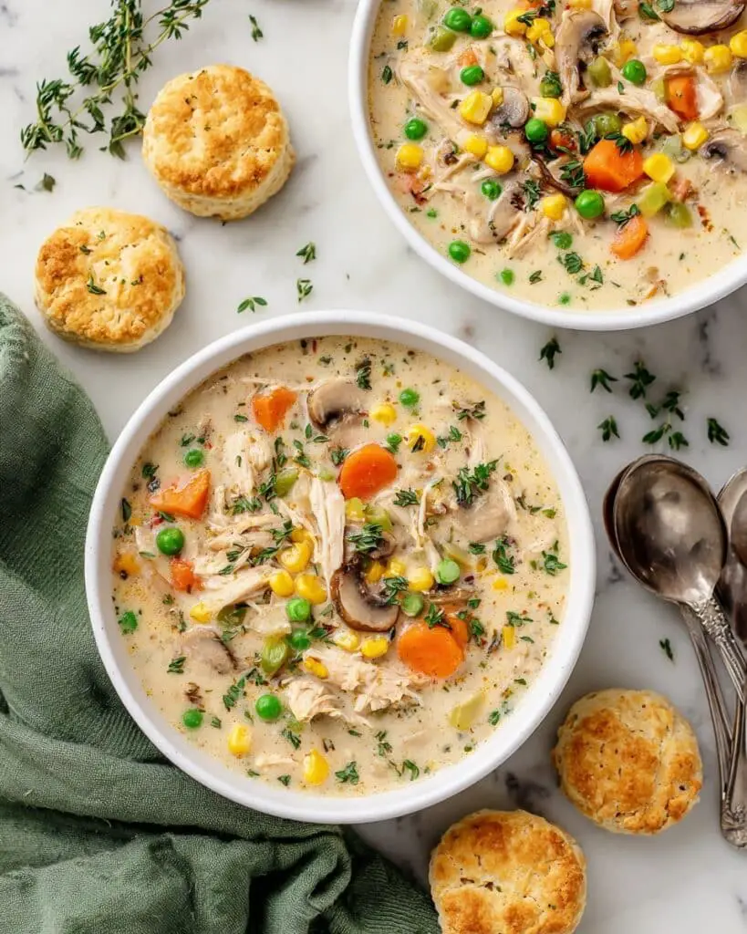 Chicken Pot Pie Soup Recipe