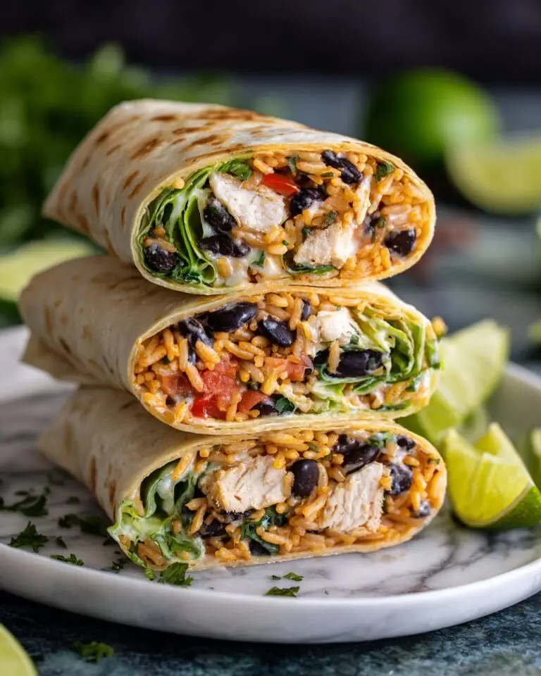Chipotle Ranch Chicken Burrito Recipe