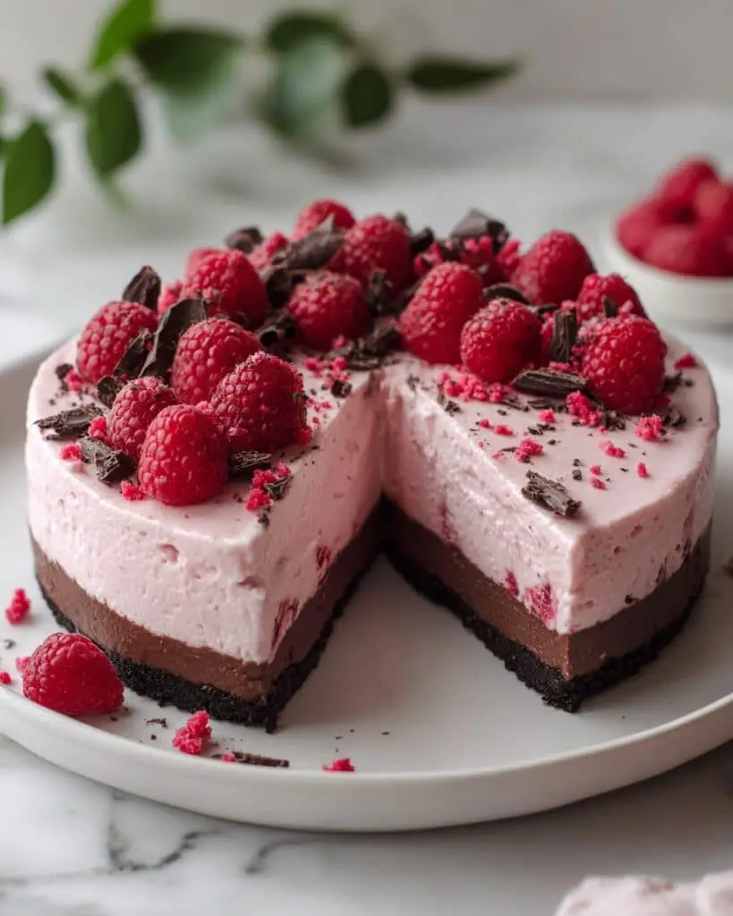Chocolate Raspberry Mousse Cake Recipe