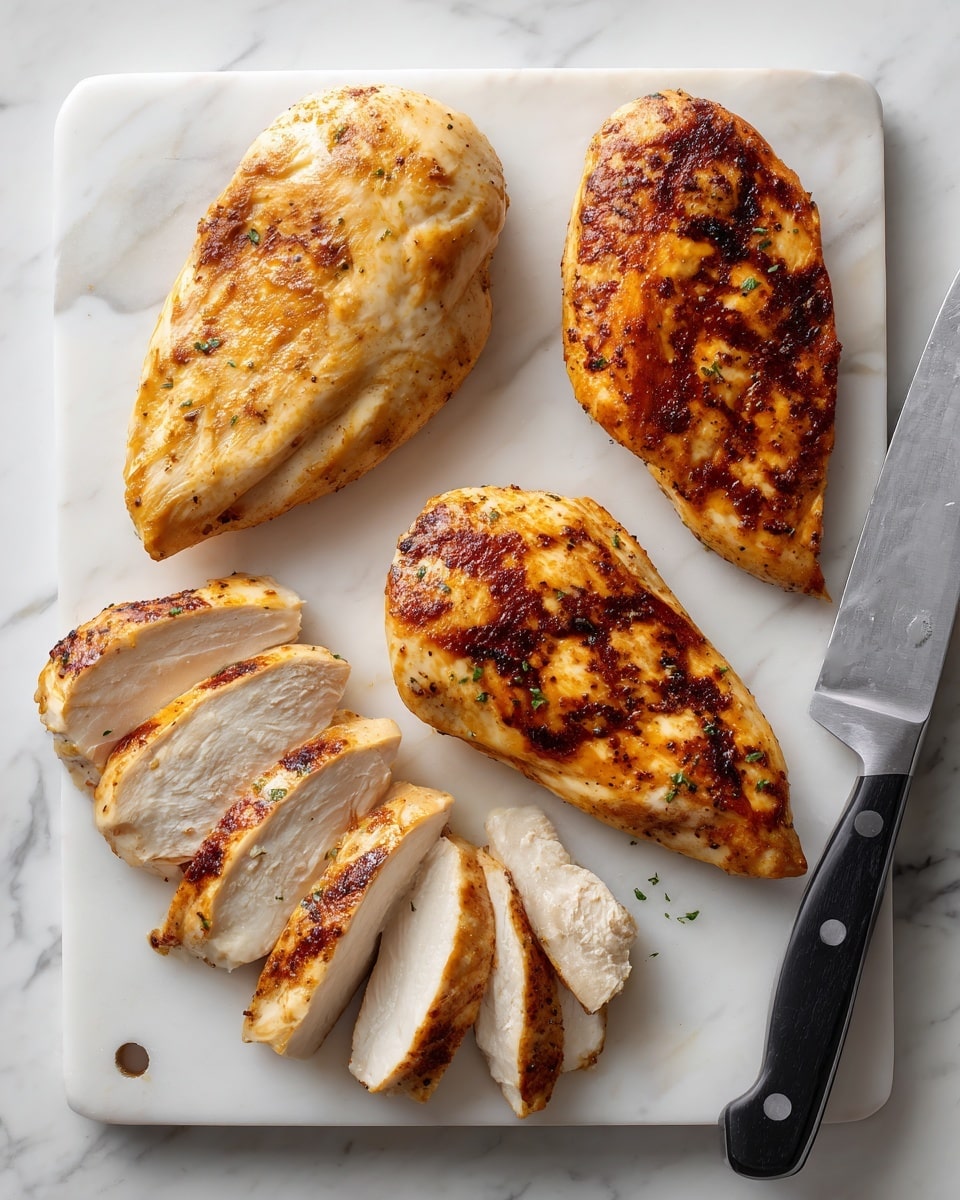 A white tortilla flat on a white marbled surface holds layers of food arranged in rows from left to right: a reddish chunky sauce, several slices of cooked white meat with light browning, fresh green arugula leaves, sliced black olives, bright red tomato slices, thin rings of purple onion, and a drizzle of dark balsamic glaze over the top. The colors contrast well, showing a mix of red, green, black, white, and purple. photo taken with an iphone --ar 4:5 --v 7