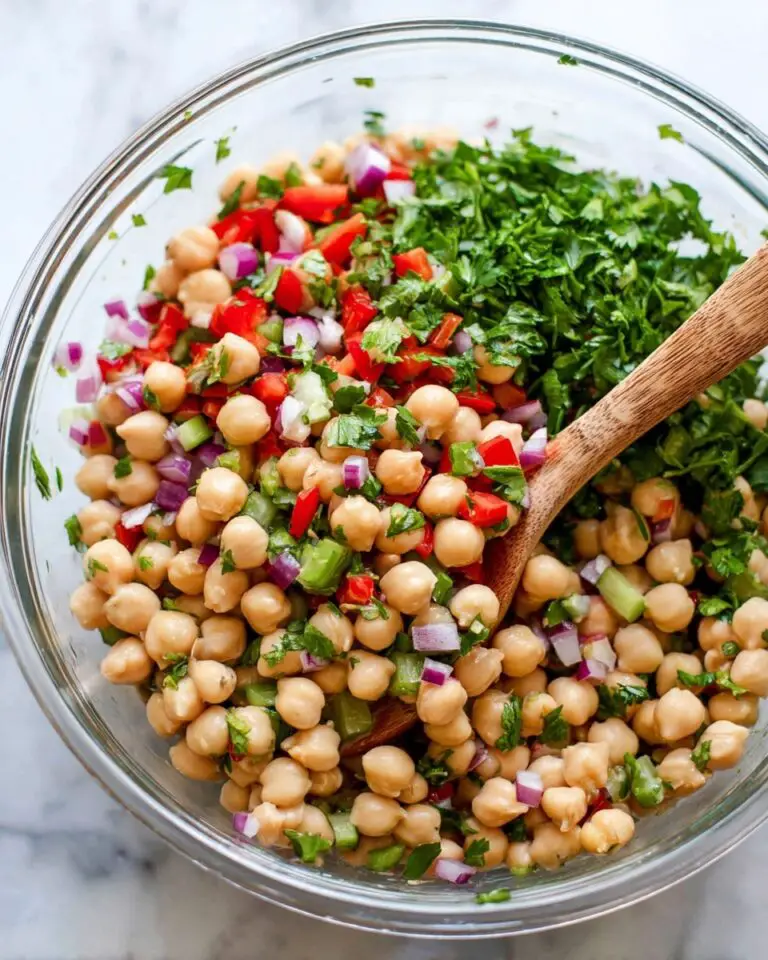 Outrageous Herbaceous Mediterranean Chickpea Salad Recipe