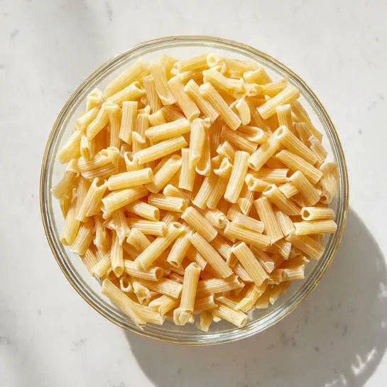 The images show a large white pot with cooked strips of red, yellow, and orange bell peppers mixed with sliced onions, all having a soft texture and some brown edges from cooking. The second image shows the same pot with a layer of bright red tomato sauce poured on top of the peppers and onions, with two small piles of dry herbs or spices sprinkled on the tomato sauce. The pot sits on a smooth white marbled surface. Photo taken with an iphone --ar 4:5 --v 7