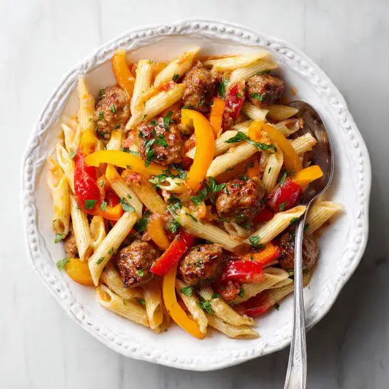 Sausage Pepper Pasta Recipe