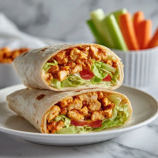 Buffalo Ranch Chicken Wraps Recipe