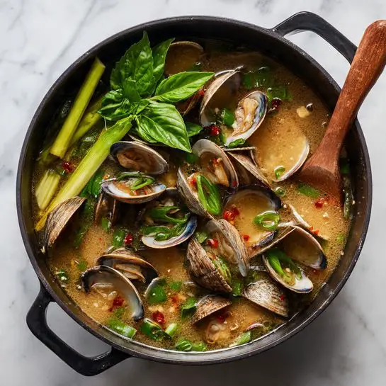 Thai Lemongrass Coconut Clams Recipe
