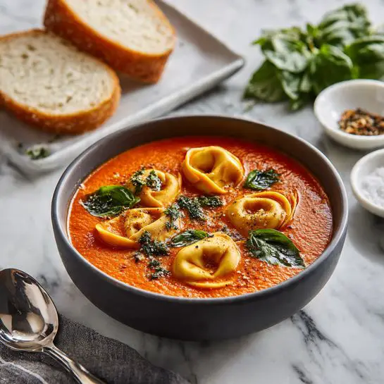 Tuscan Tortellini Vegetable Soup Recipe