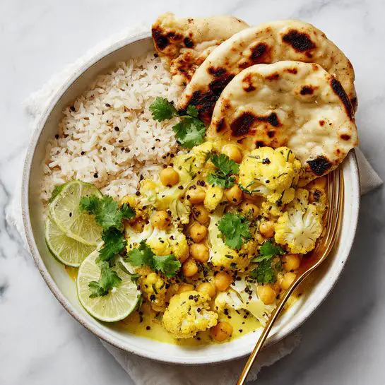 Cauliflower Chickpea Curry Recipe