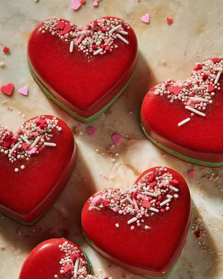 Candied Apple Hearts Recipe