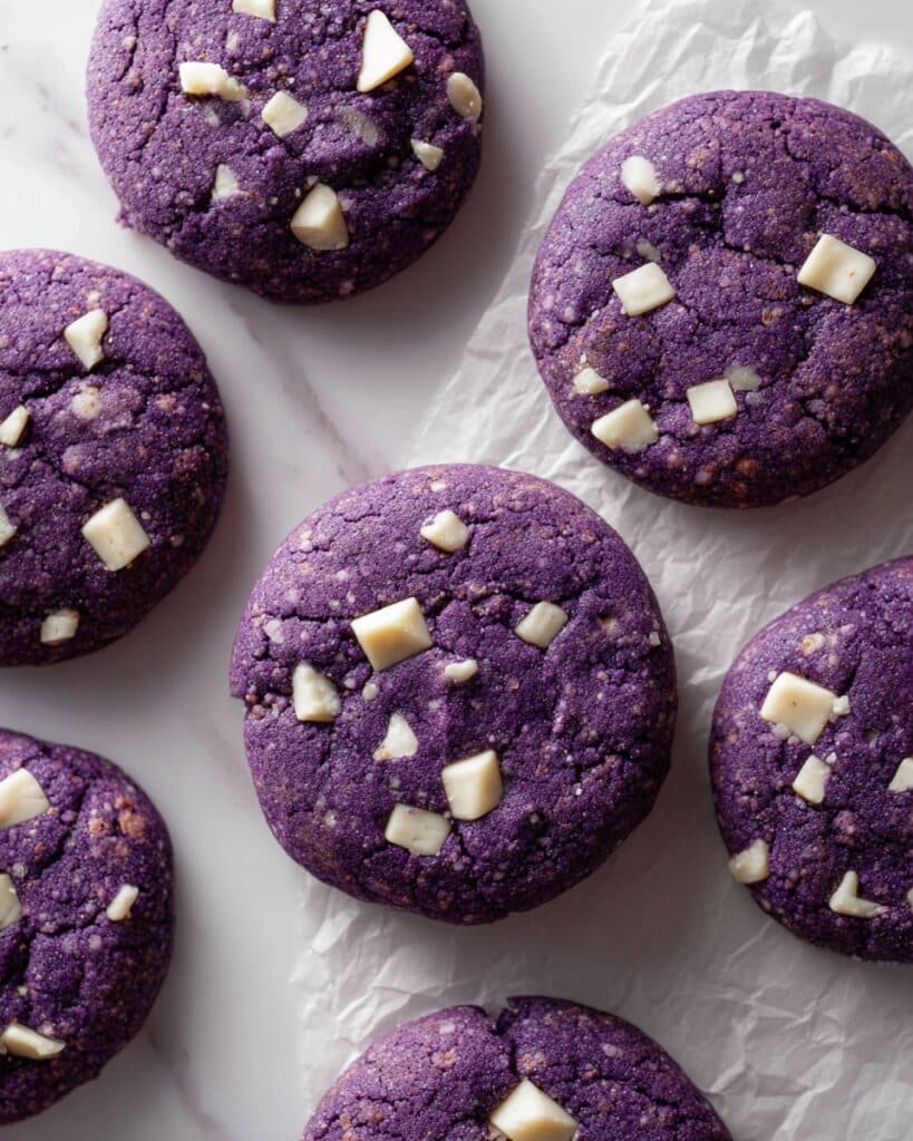Ube Cookies with White Chocolate Recipe