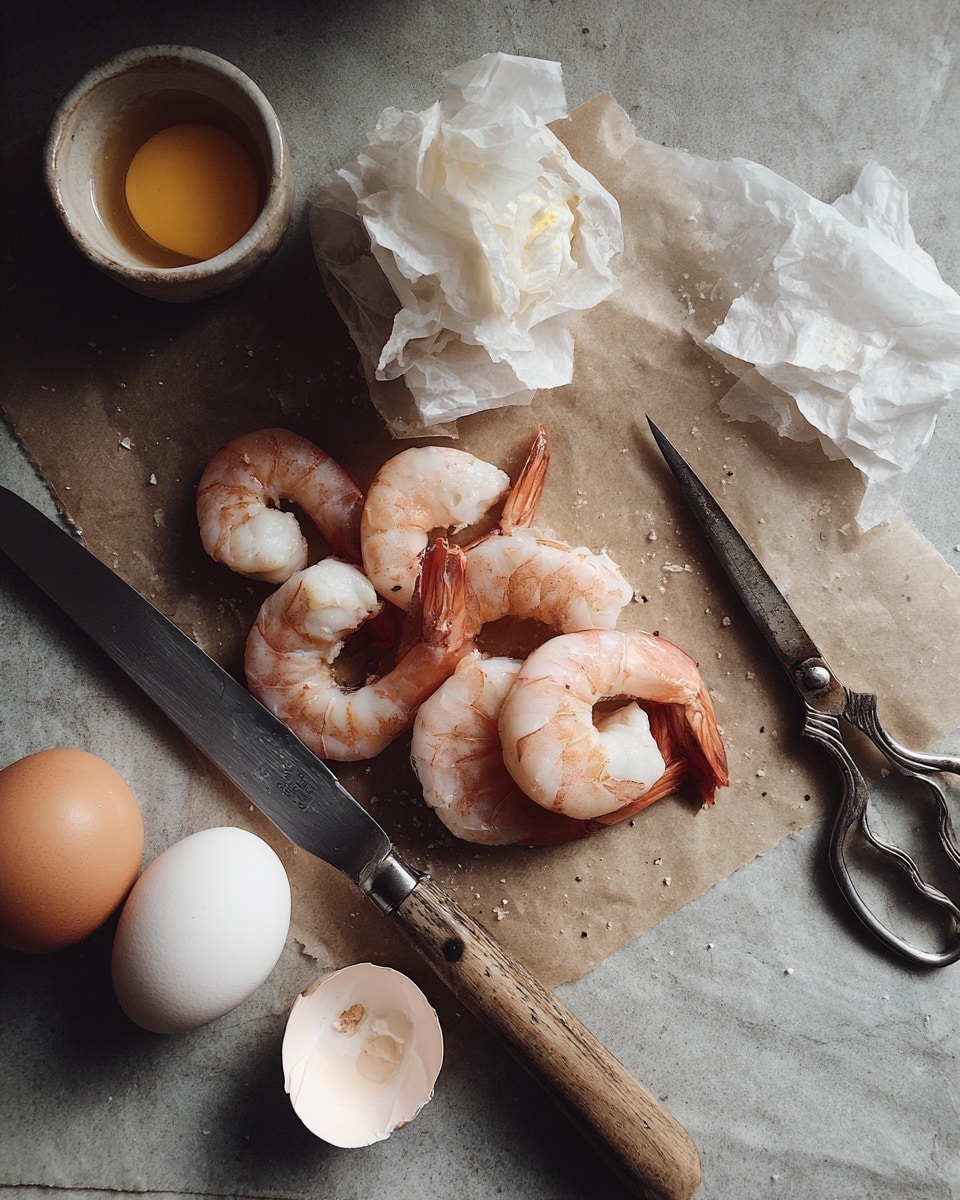 The image shows a white oval plate on a white marbled surface with a circle of golden brown fried shrimp rolls arranged around a small gray bowl of bright red dipping sauce in the center. The shrimp tails stick out from the ends of the crispy rolls, showing a shiny orange-pink color. On one side of the plate are several slices of fresh light green cucumber with visible seeds and a slightly wet texture. The overall look is warm and inviting, with a focus on the contrast between the crispy shrimp rolls, the shiny sauce, and the fresh cucumber. photo taken with an iphone --ar 4:5 --v 7