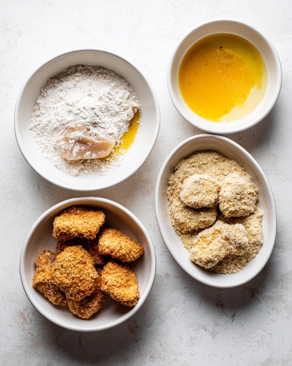 Crispy Chicken Romano Cutlets with Peppery Arugula Salad Recipe - Recipe Image