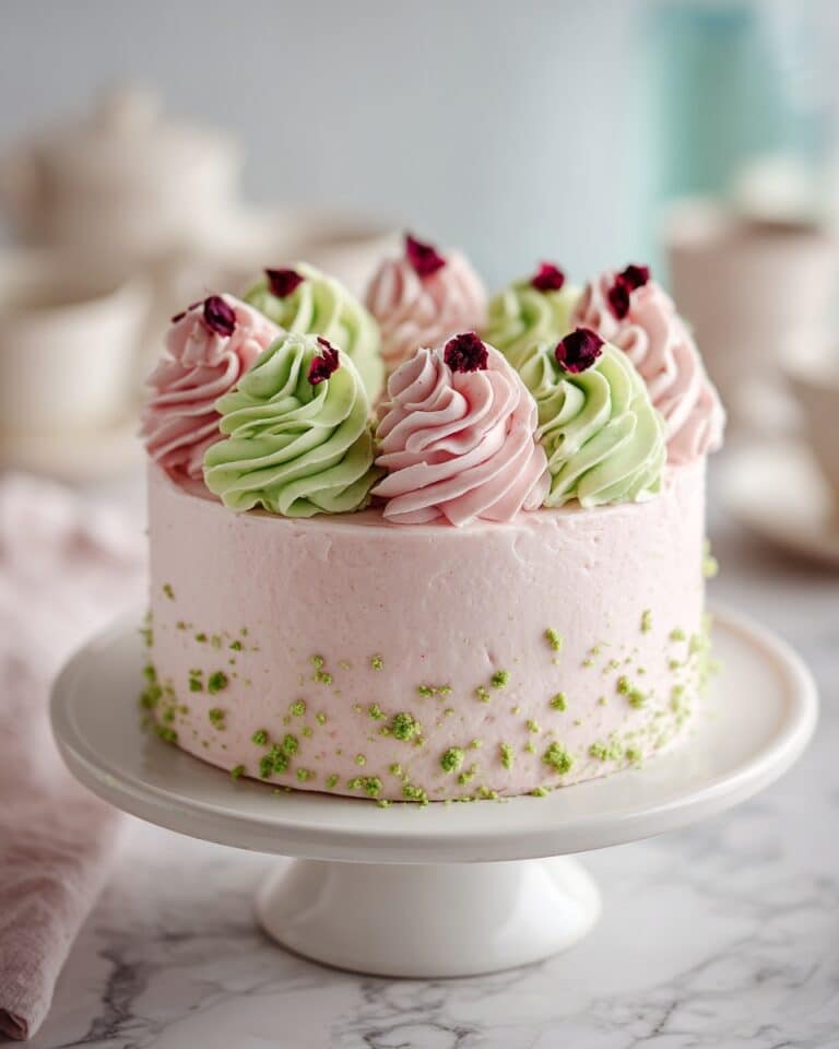 Strawberry Matcha Cake Recipe