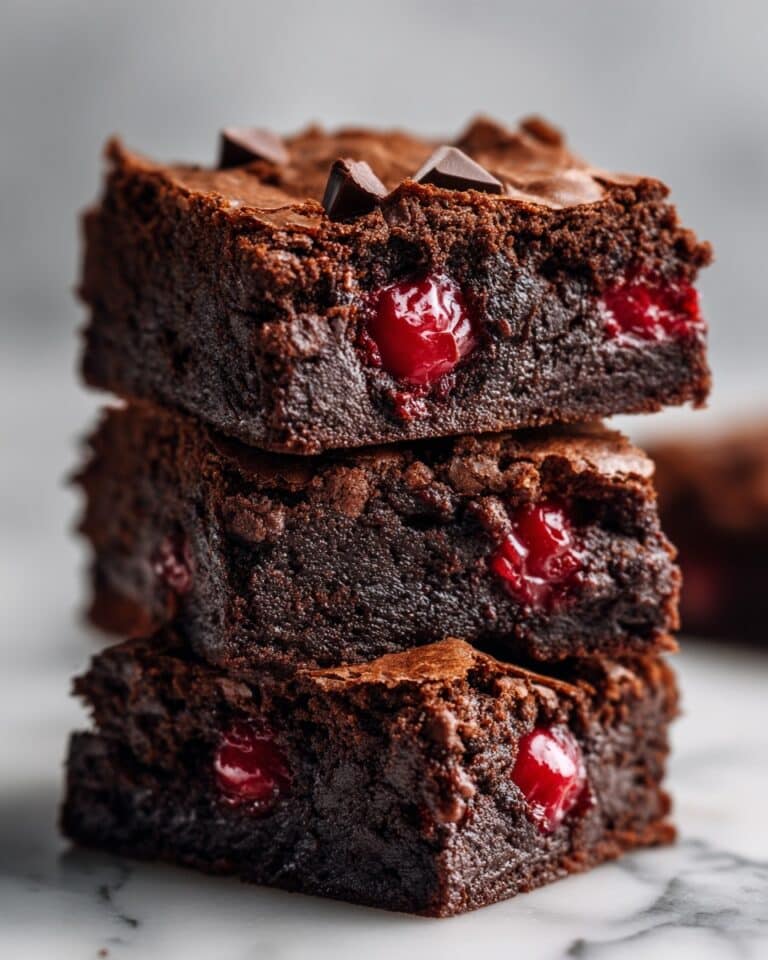 Chocolate Cherry Brownies Recipe