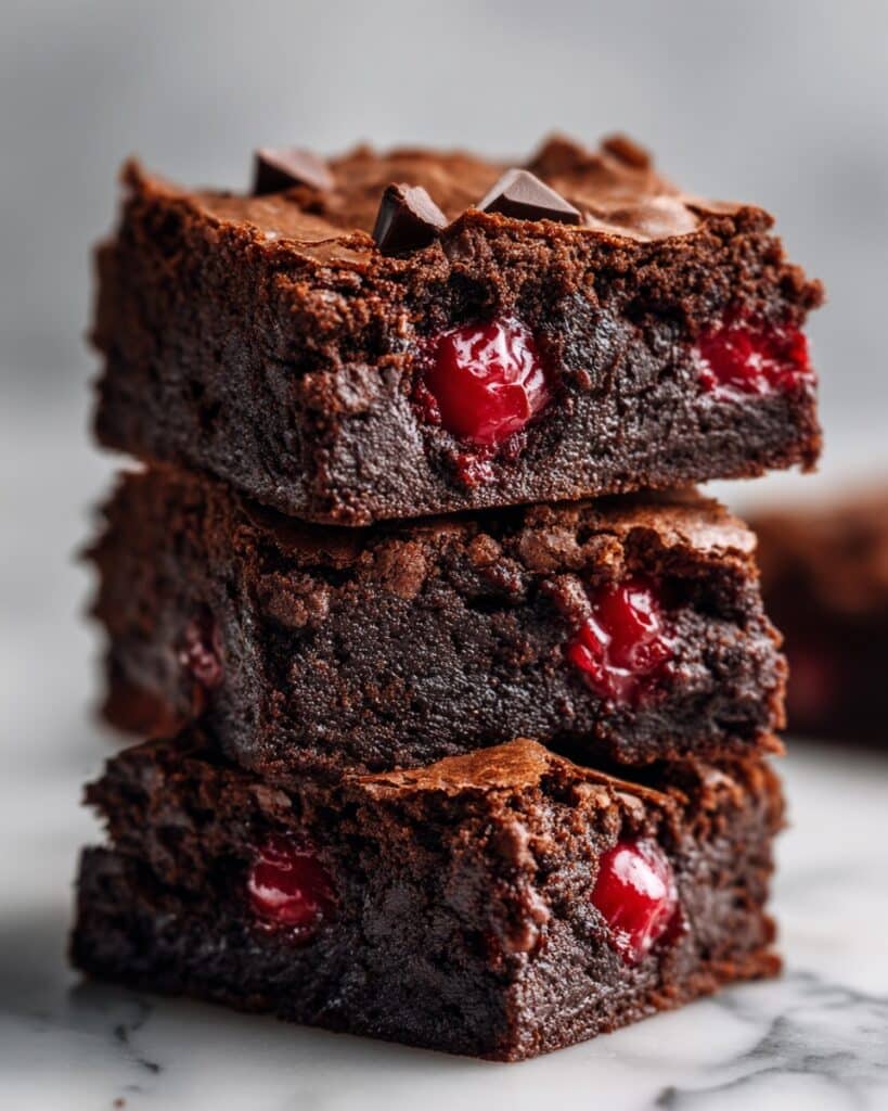 Chocolate Cherry Brownies Recipe
