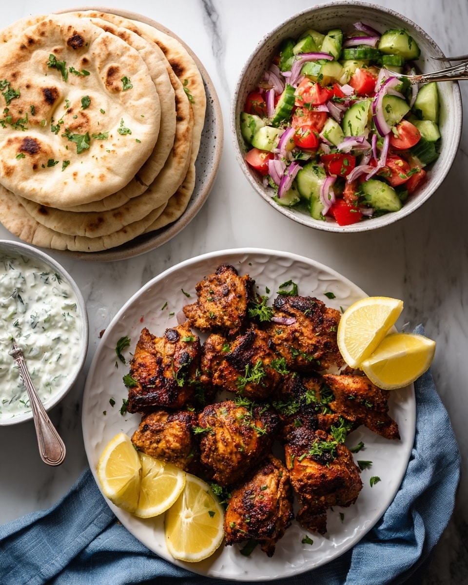 Greek Chicken Gyros with Tzatziki Recipe - Recipe Image