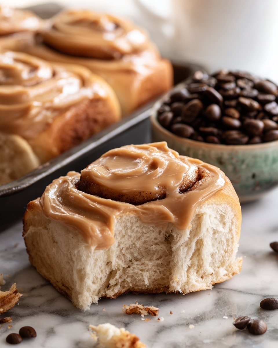 Coffee Cinnamon Rolls with Espresso Cream Cheese Frosting Recipe