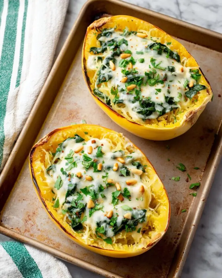 Brown Butter Kale and Fontina Spaghetti Squash Recipe