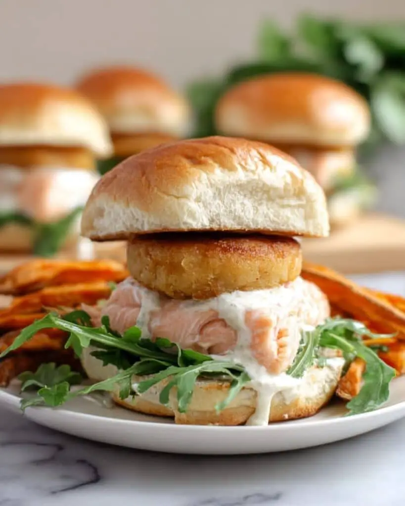 Cajun Salmon Sliders with Remoulade Recipe