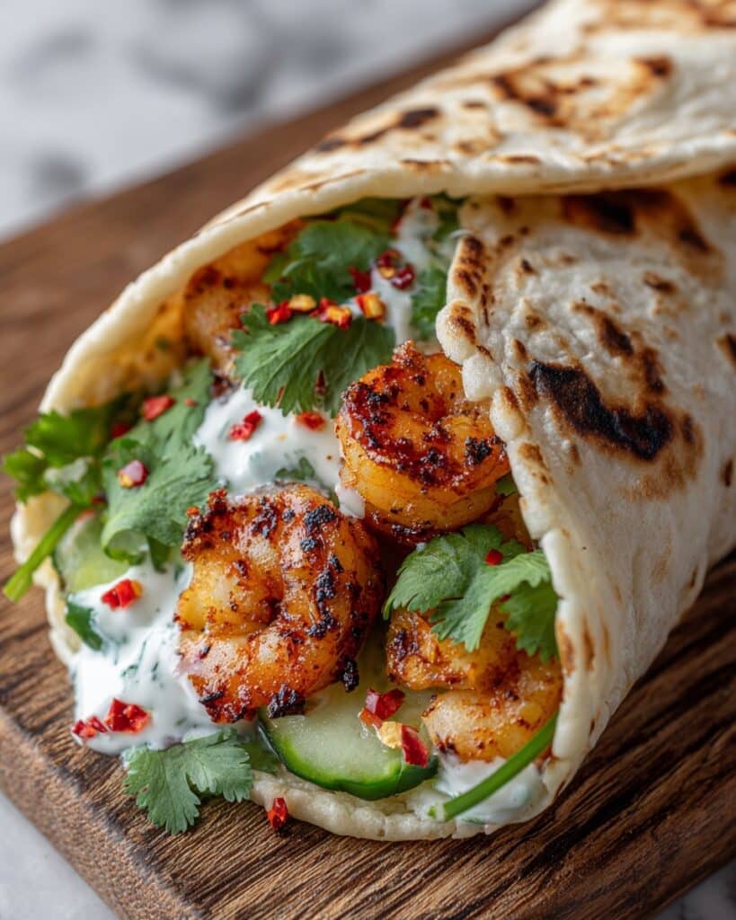 Sweet Chilli Halloumi Wrap Recipe