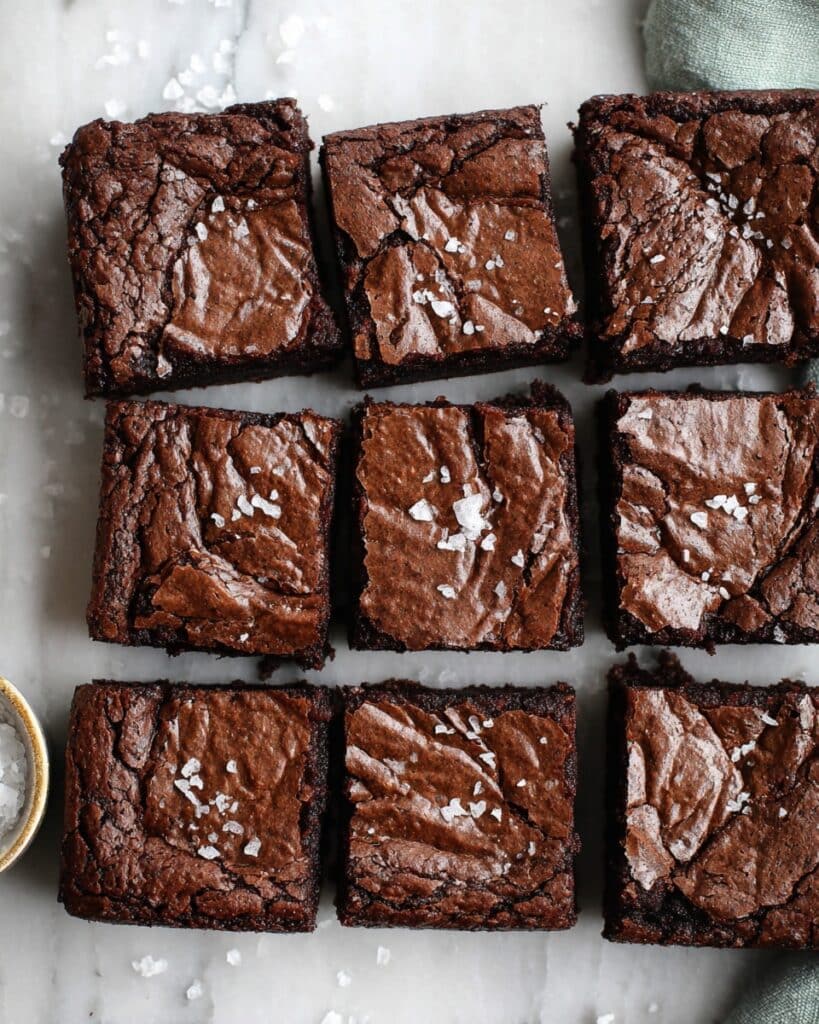 Salted Fudge Brownies Recipe