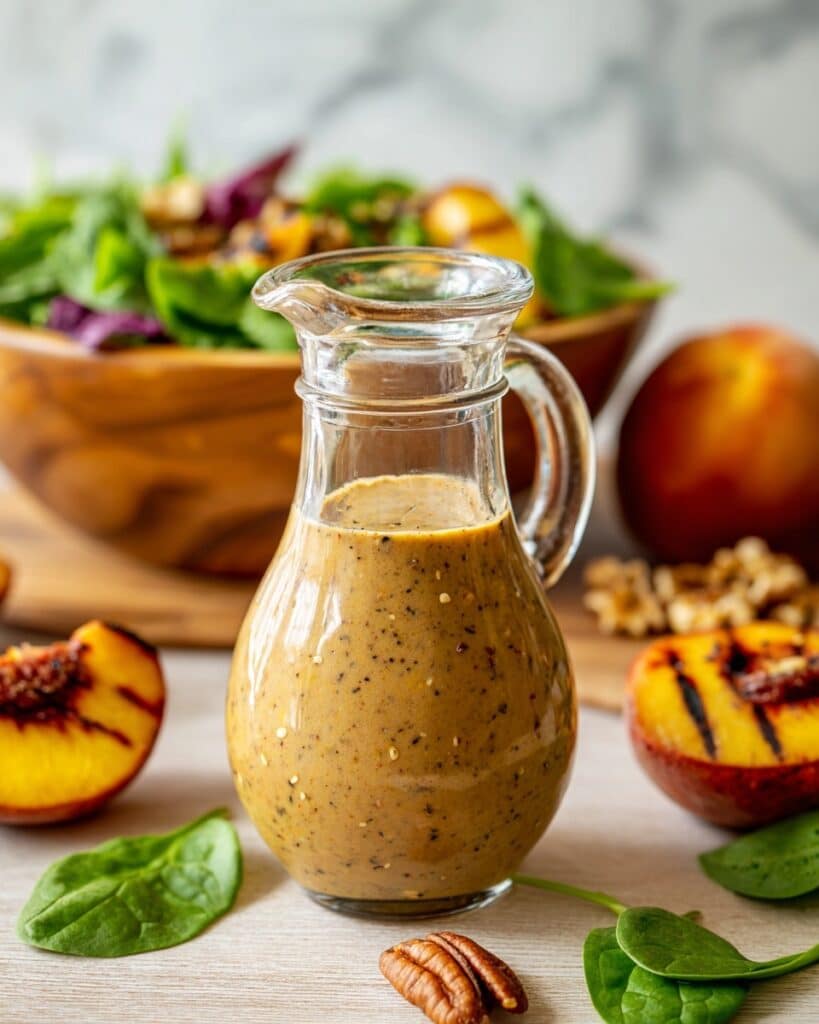 Peach Honey Dijon Balsamic Vinaigrette Recipe
