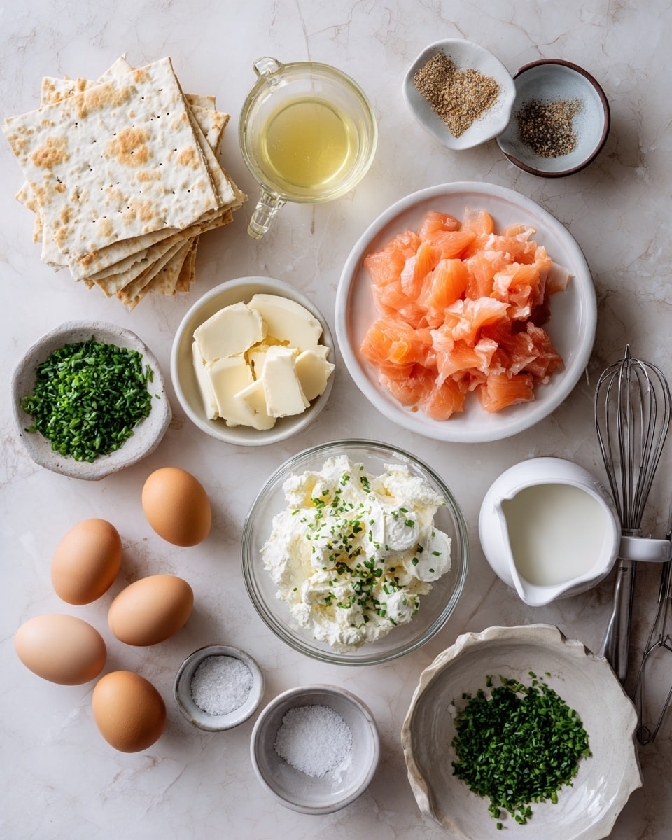 A clear food processor bowl filled halfway with a coarse mixture of beige oats and crumbs sits on a black base. Behind it, on a white marbled surface, there are three light beige square crackers with a rough texture and a partially opened blue foil packet holding a pale yellow cube of butter. A white cloth is placed underneath the food processor. Photo taken with an iphone --ar 4:5 --v 7