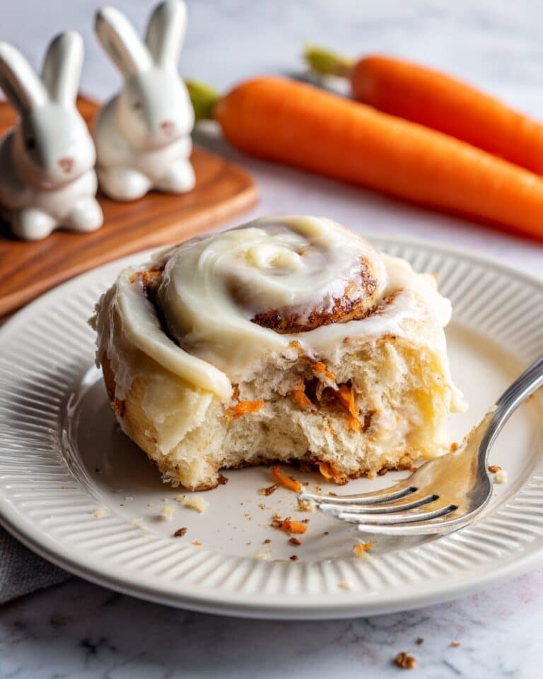 Carrot Cake Cinnamon Rolls with Cream Cheese Icing Recipe