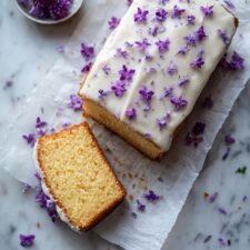Vegan Lilac Lemon Cake Recipe