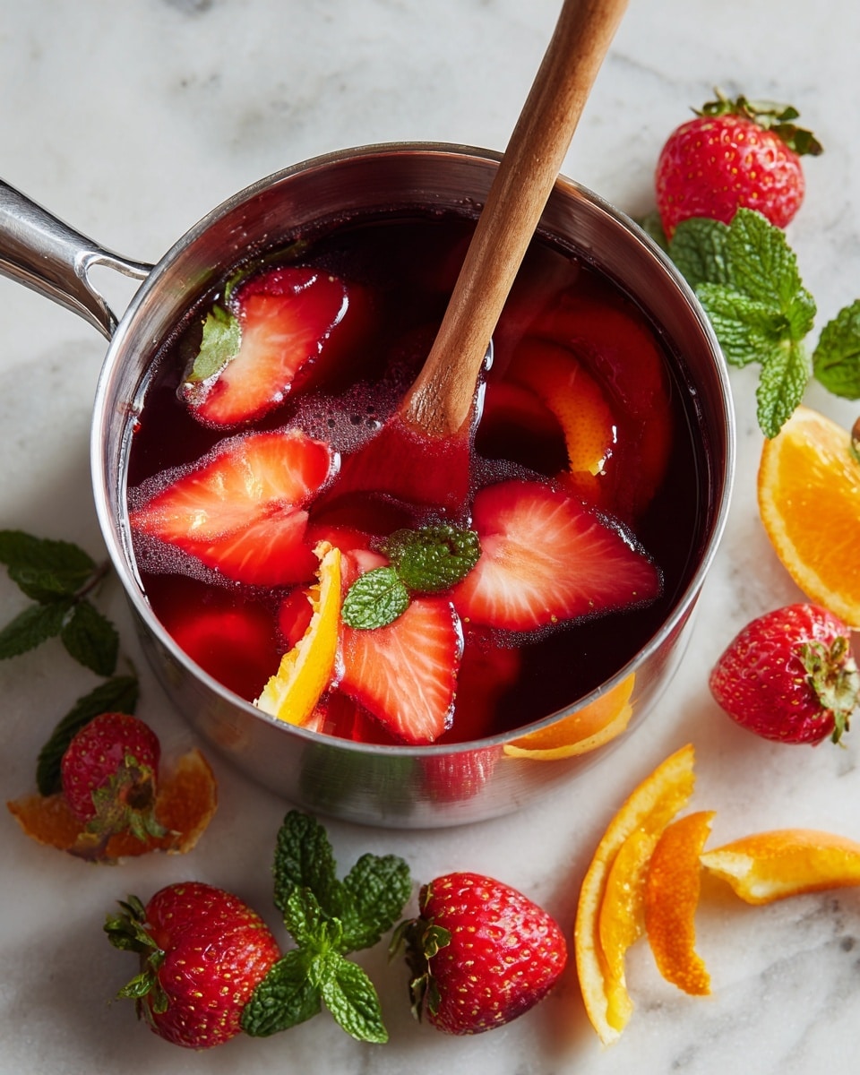 Sunrise Strawberry Mimosa Recipe - Recipe Image