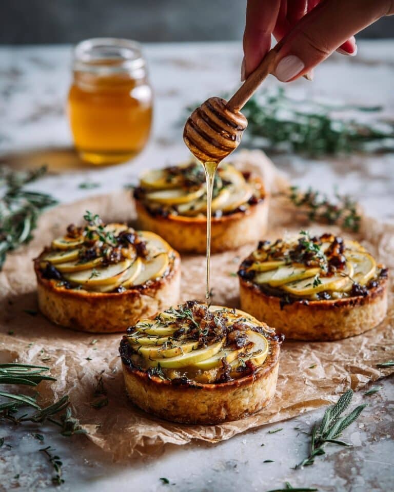 Apple, Brie, and Honey Tarts Recipe